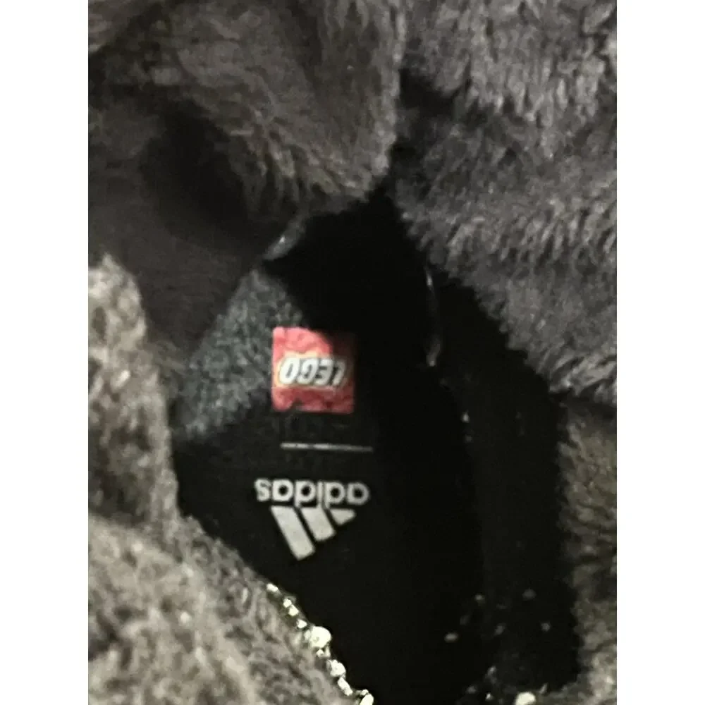 adidas x LEGO Winterplay Kids Snow Boots US 1 EU 32 Black Red Yellow